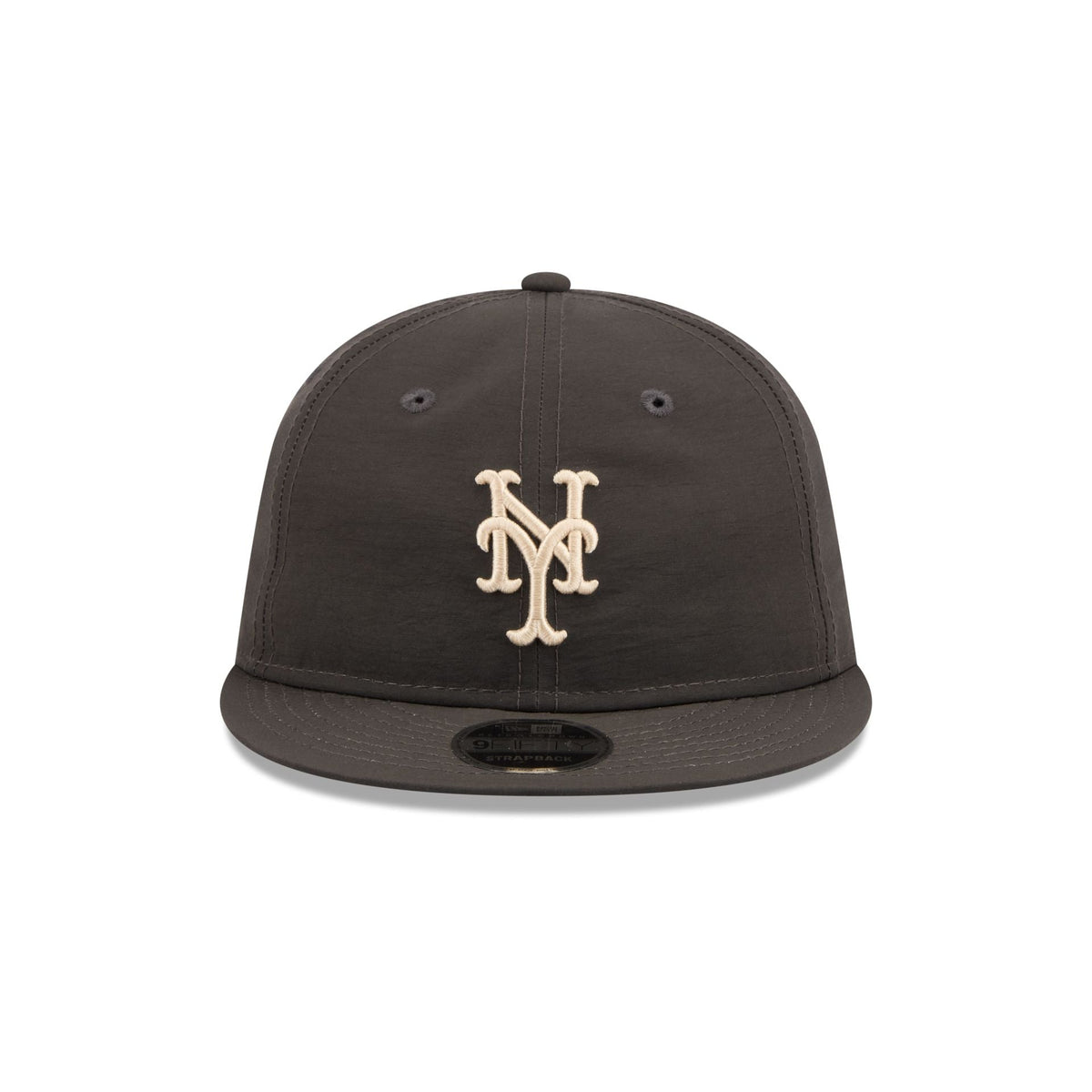 New York Mets Three Looms Nylon Black Retro Crown 9FIFTY Adjustable Hat