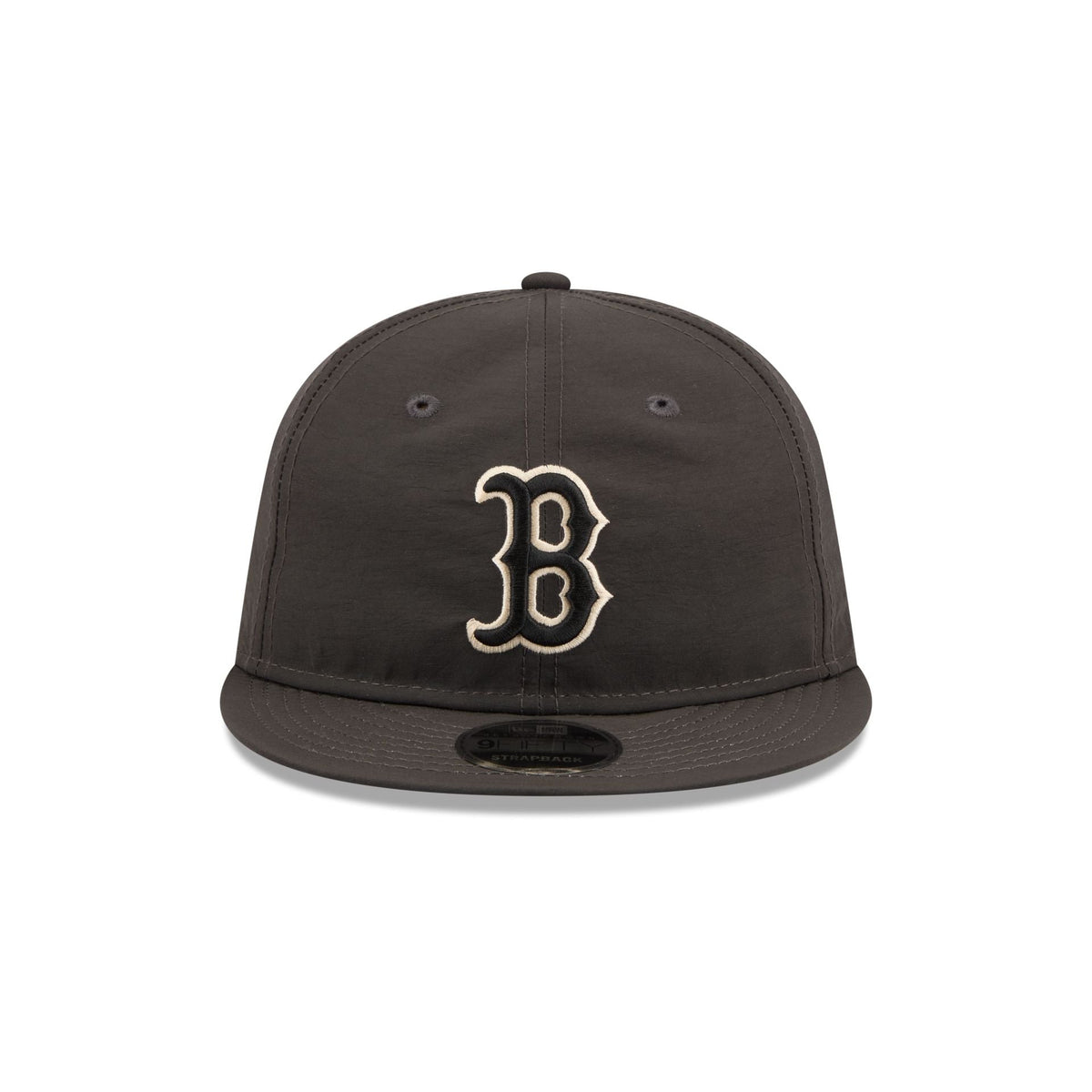 Boston Red Sox Three Looms Nylon Black Retro Crown 9FIFTY Adjustable Hat