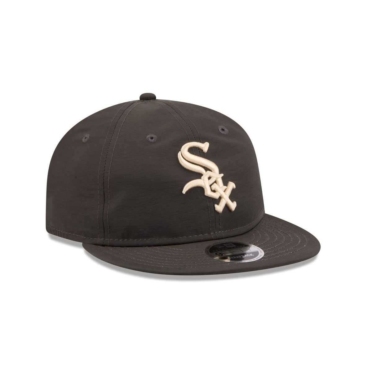 Chicago White Sox Three Looms Nylon Black Retro Crown 9FIFTY Adjustable Hat