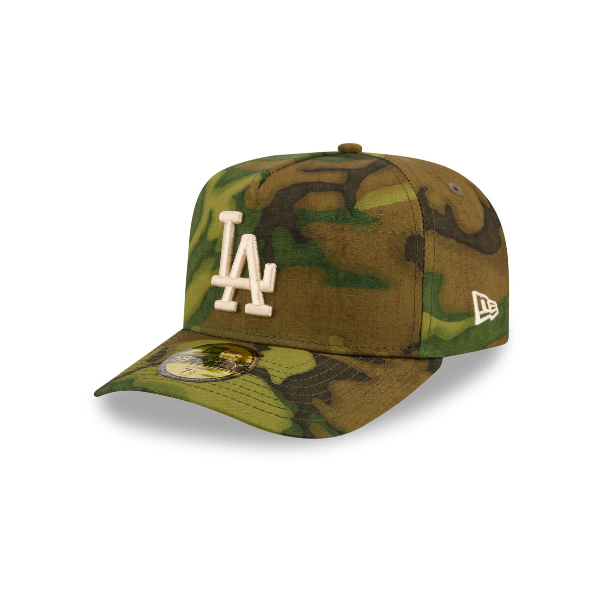 Los Angeles Dodgers Three Looms Ripstop Camo 59FORTY A-Frame Fitted Hat
