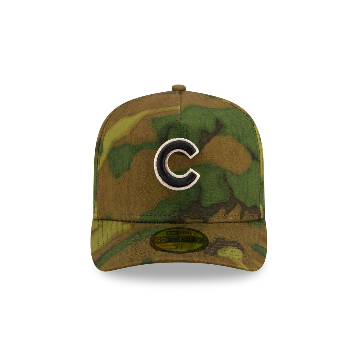 Chicago Cubs Three Looms Ripstop Camo 59FORTY A-Frame Fitted Hat