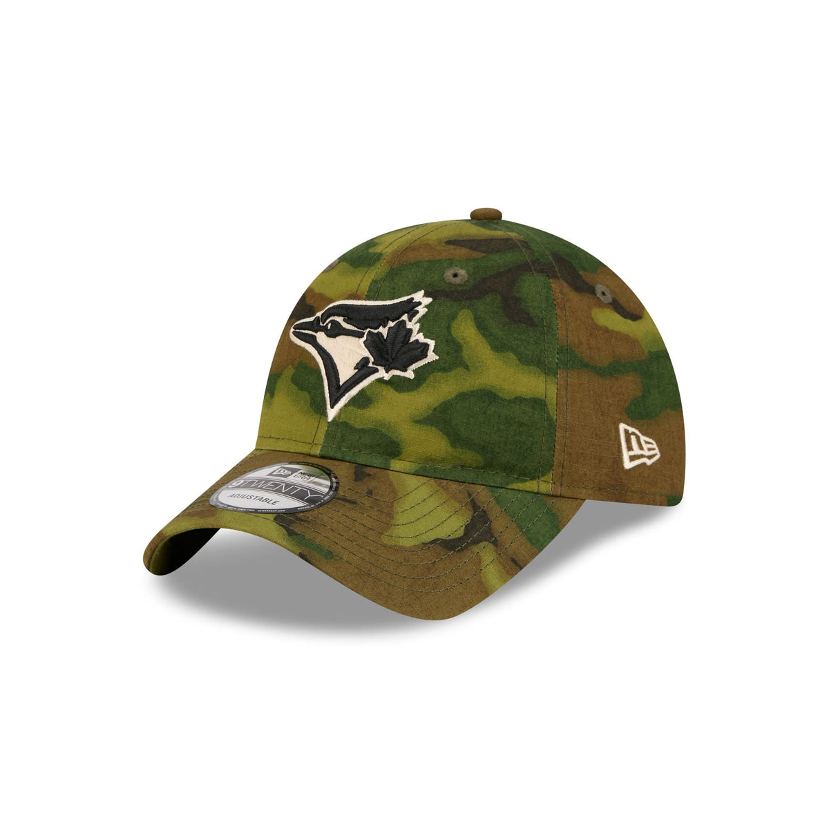 Toronto Blue Jays Three Looms Ripstop Camo 9TWENTY Adjustable Hat