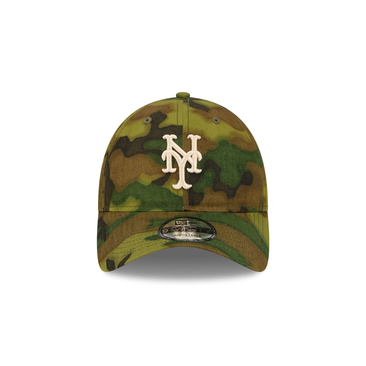New York Mets Three Looms Ripstop Camo 9TWENTY Adjustable Hat