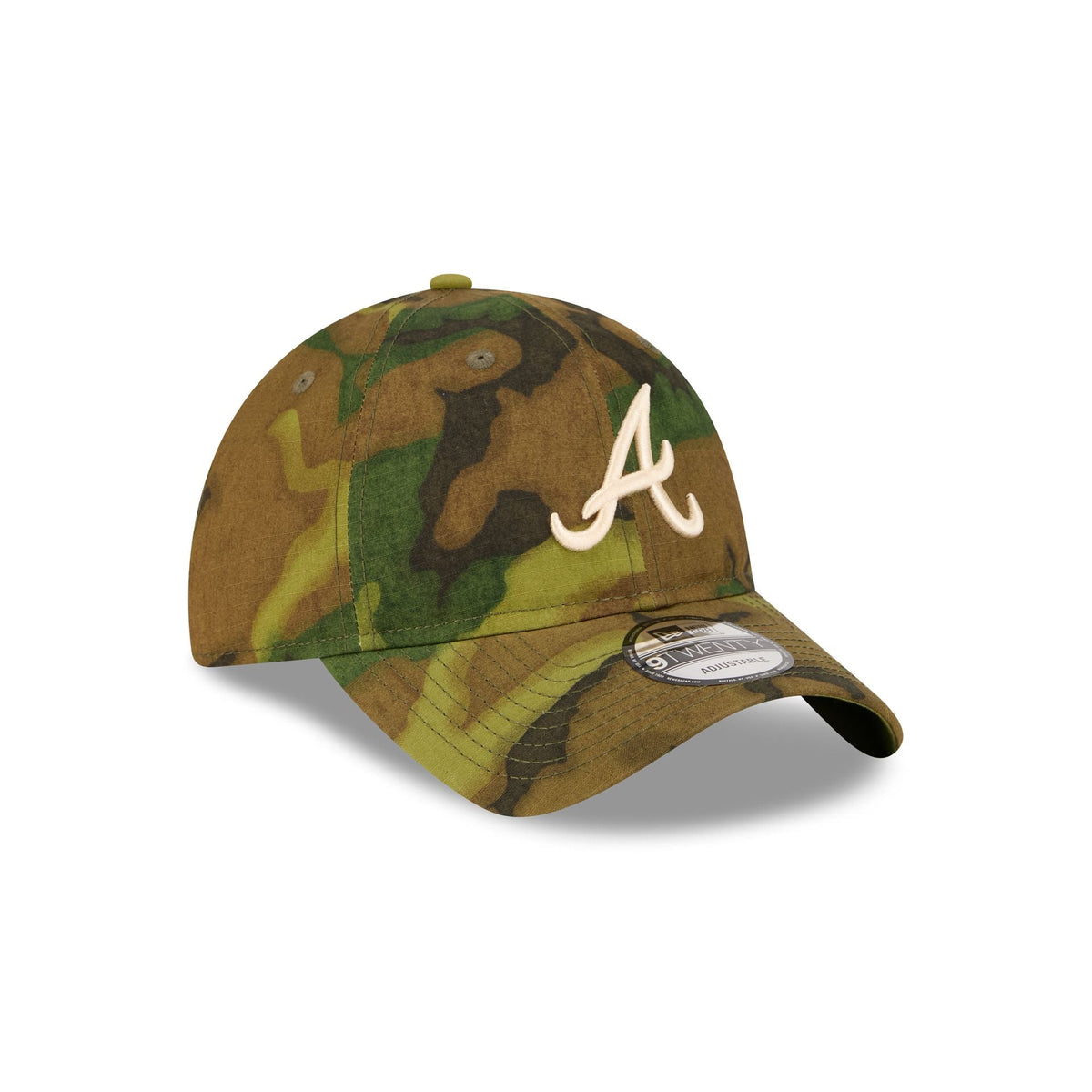Atlanta Braves Three Looms Ripstop Camo 9TWENTY Adjustable Hat