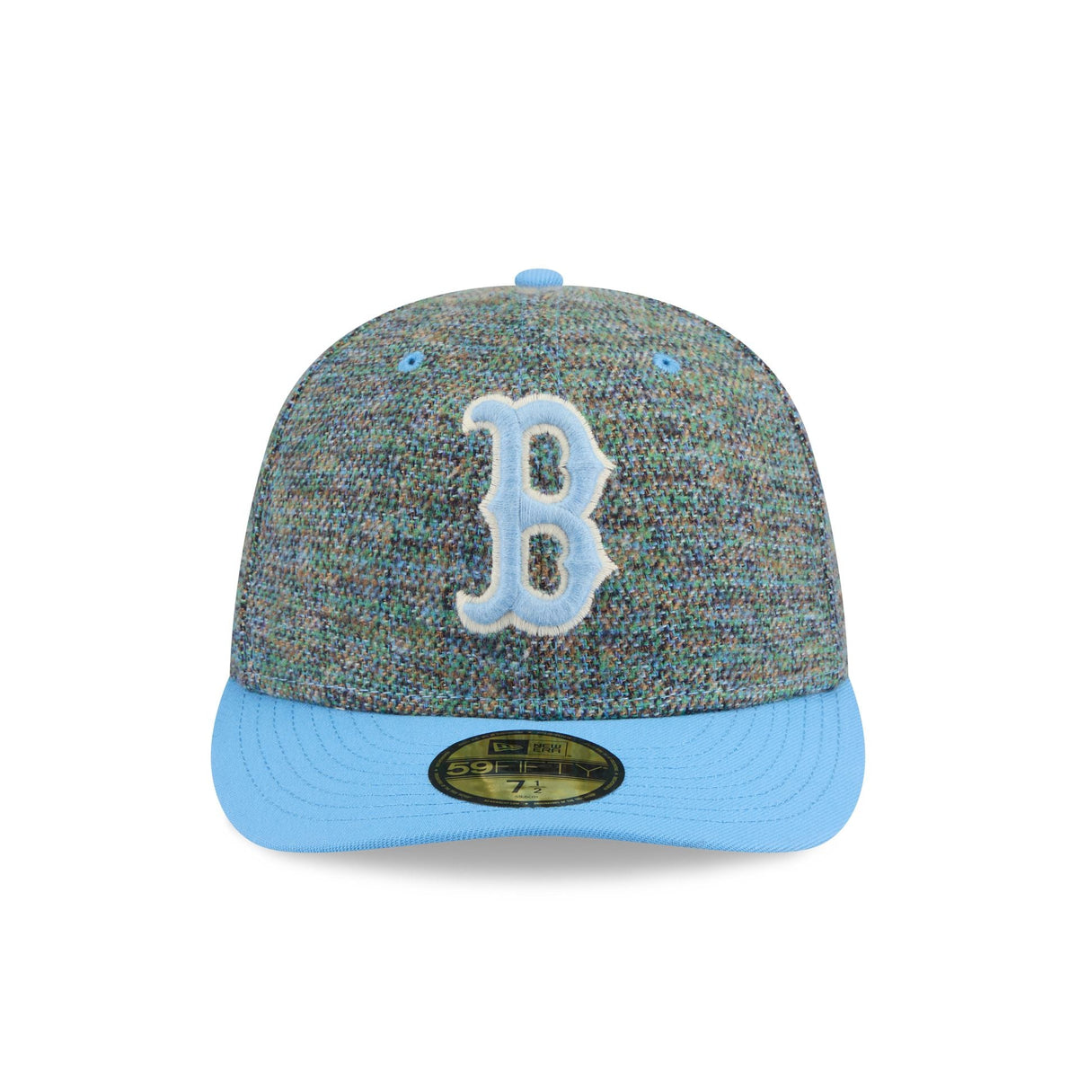 Boston Red Sox Three Looms Tweedy Cotton Radiant Blue 59FIFTY Fitted Hat