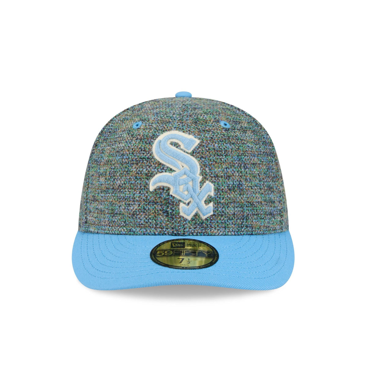 Chicago White Sox Three Looms Tweedy Cotton Radiant Blue 59FIFTY Fitted Hat