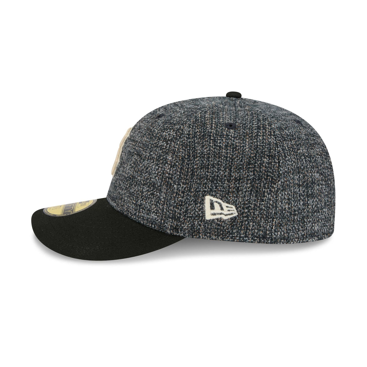Boston Red Sox Three Looms Tweedy Cotton Black 59FIFTY Fitted Hat