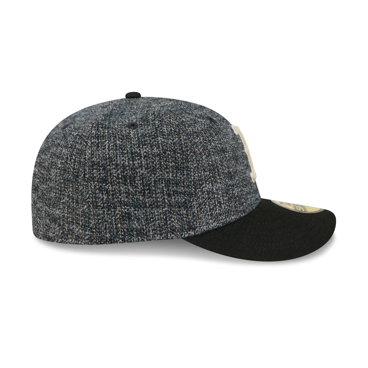 Boston Red Sox Three Looms Tweedy Cotton Black 59FIFTY Fitted Hat
