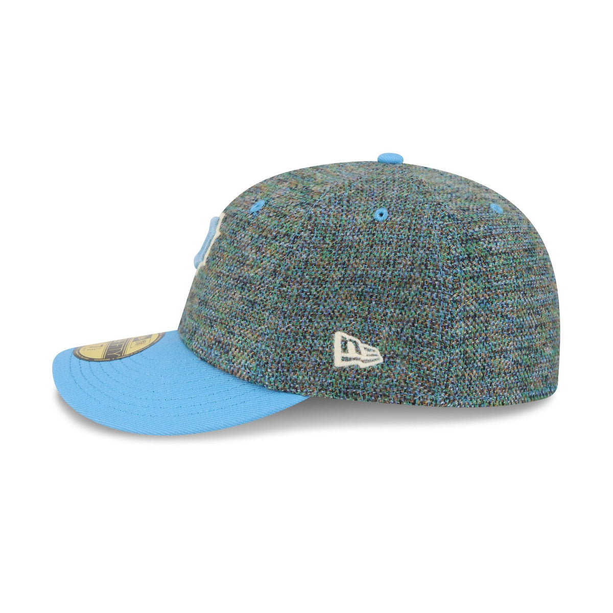 Pittsburgh Pirates Three Looms Tweedy Cotton Radiant Blue 59FIFTY Fitted Hat