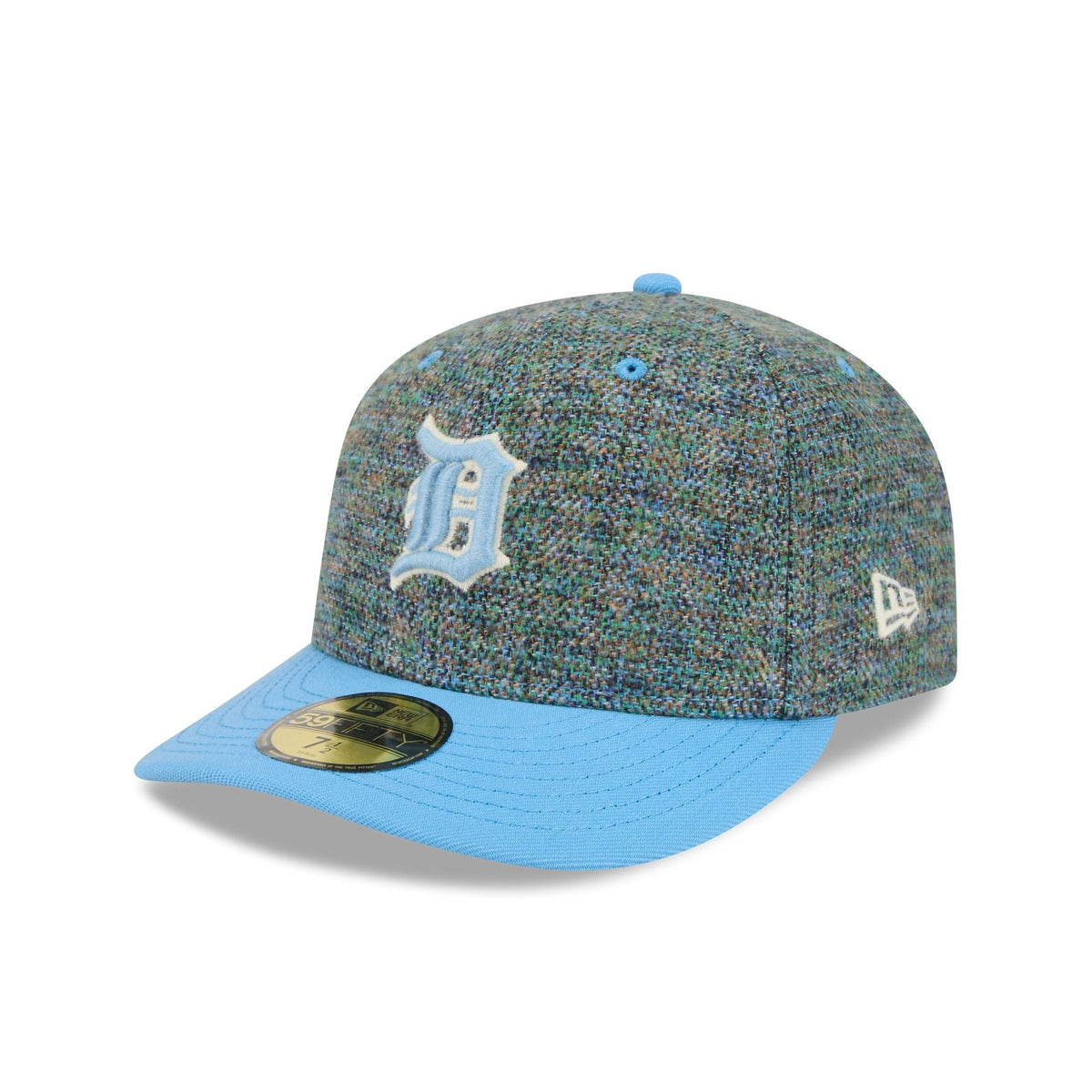 Detroit Tigers Three Looms Tweedy Cotton Radiant Blue 59FIFTY Fitted Hat