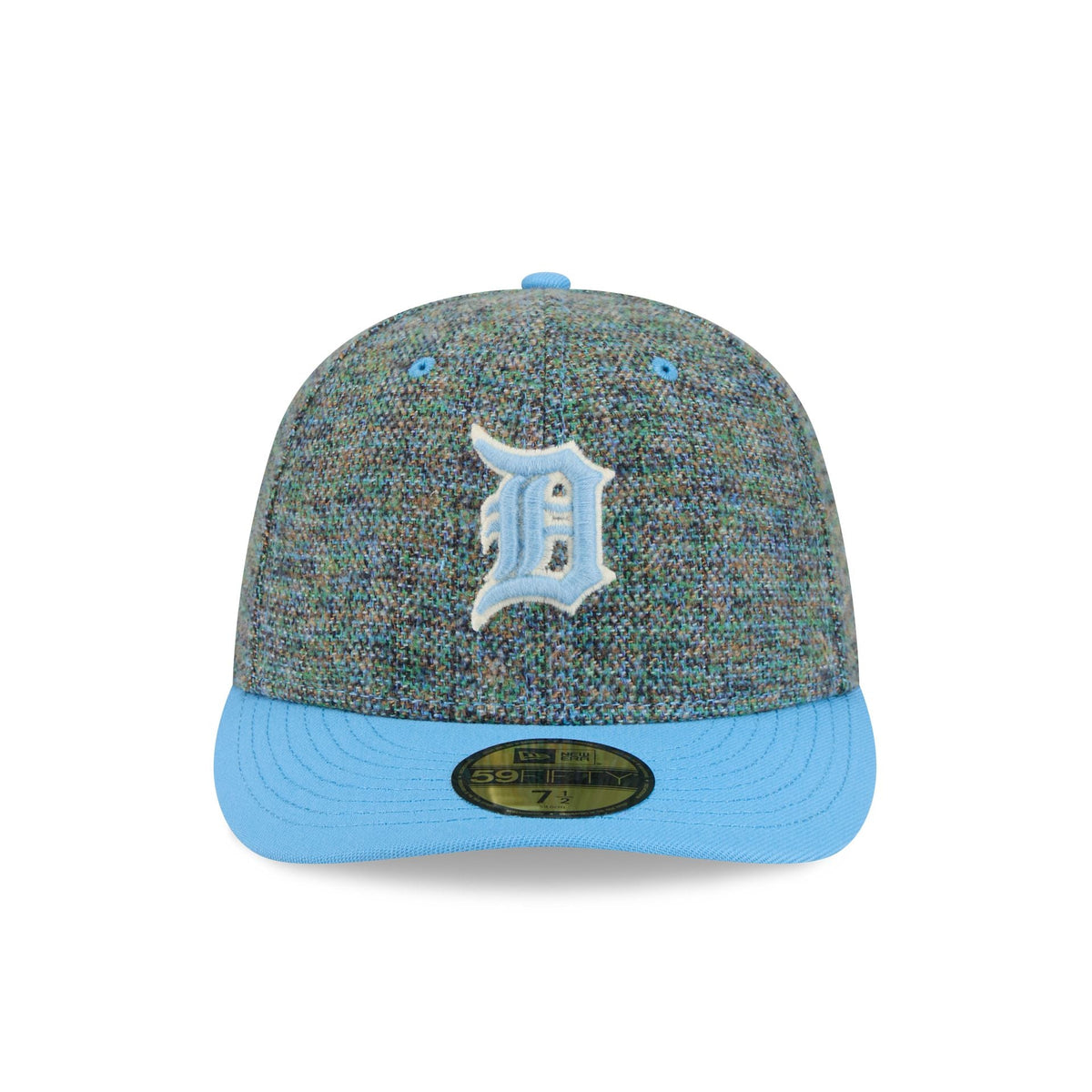 Detroit Tigers Three Looms Tweedy Cotton Radiant Blue 59FIFTY Fitted Hat