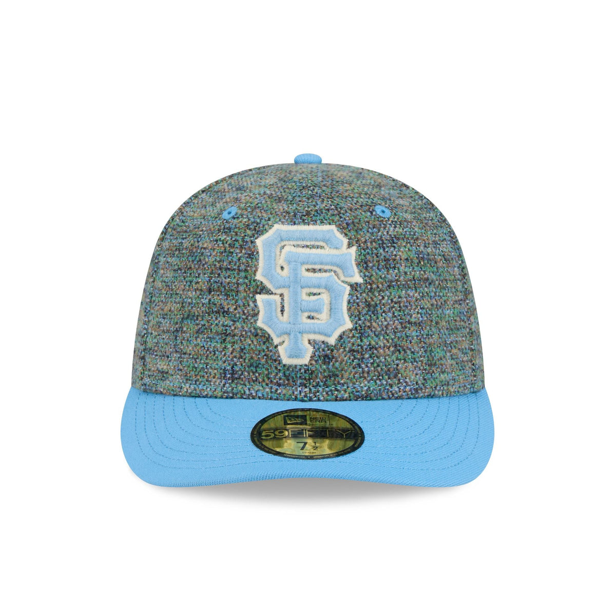 San Francisco Giants Three Looms Tweedy Cotton Radiant Blue 59FIFTY Fitted Hat