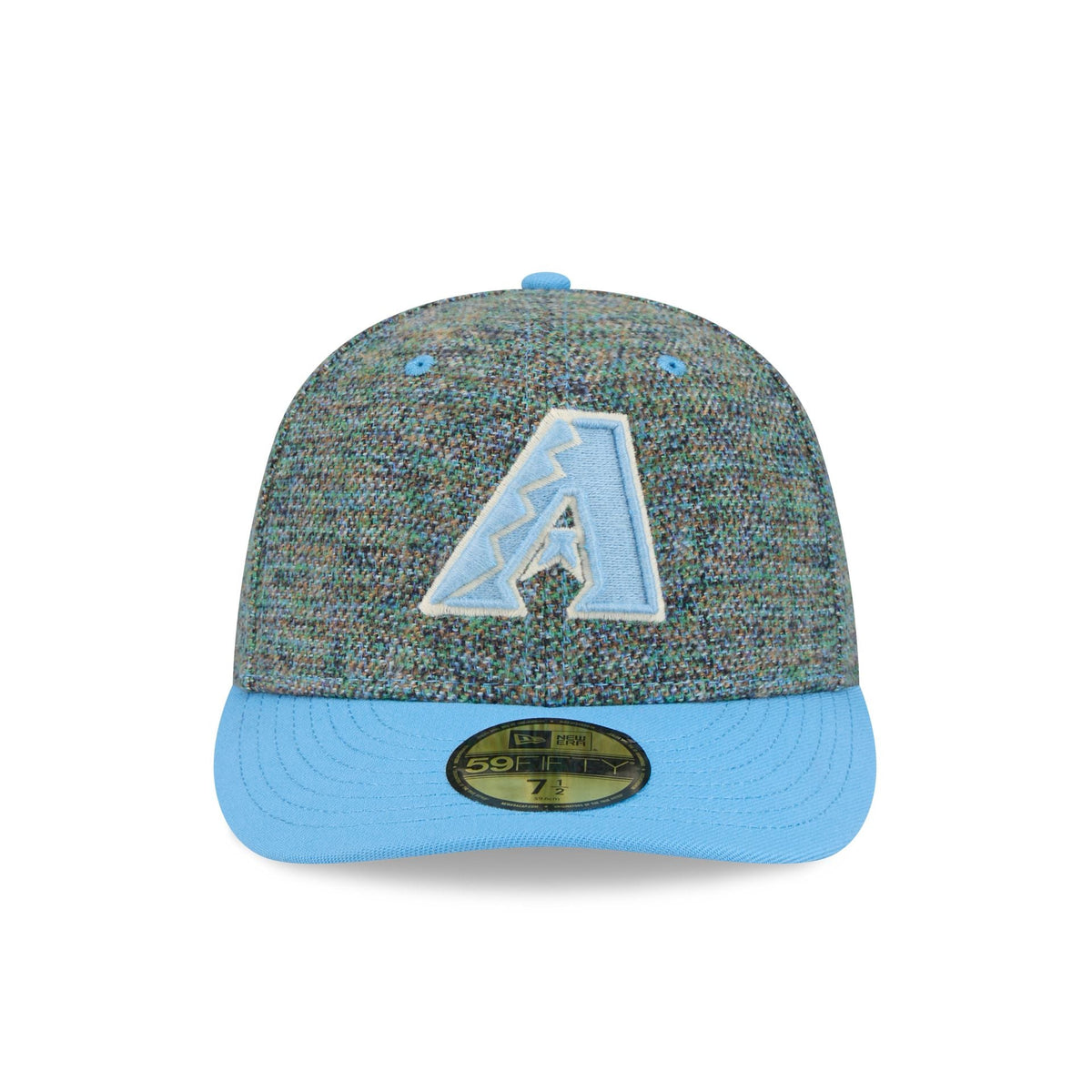 Arizona Diamondbacks Three Looms Tweedy Cotton Radiant Blue 59FIFTY Fitted Hat