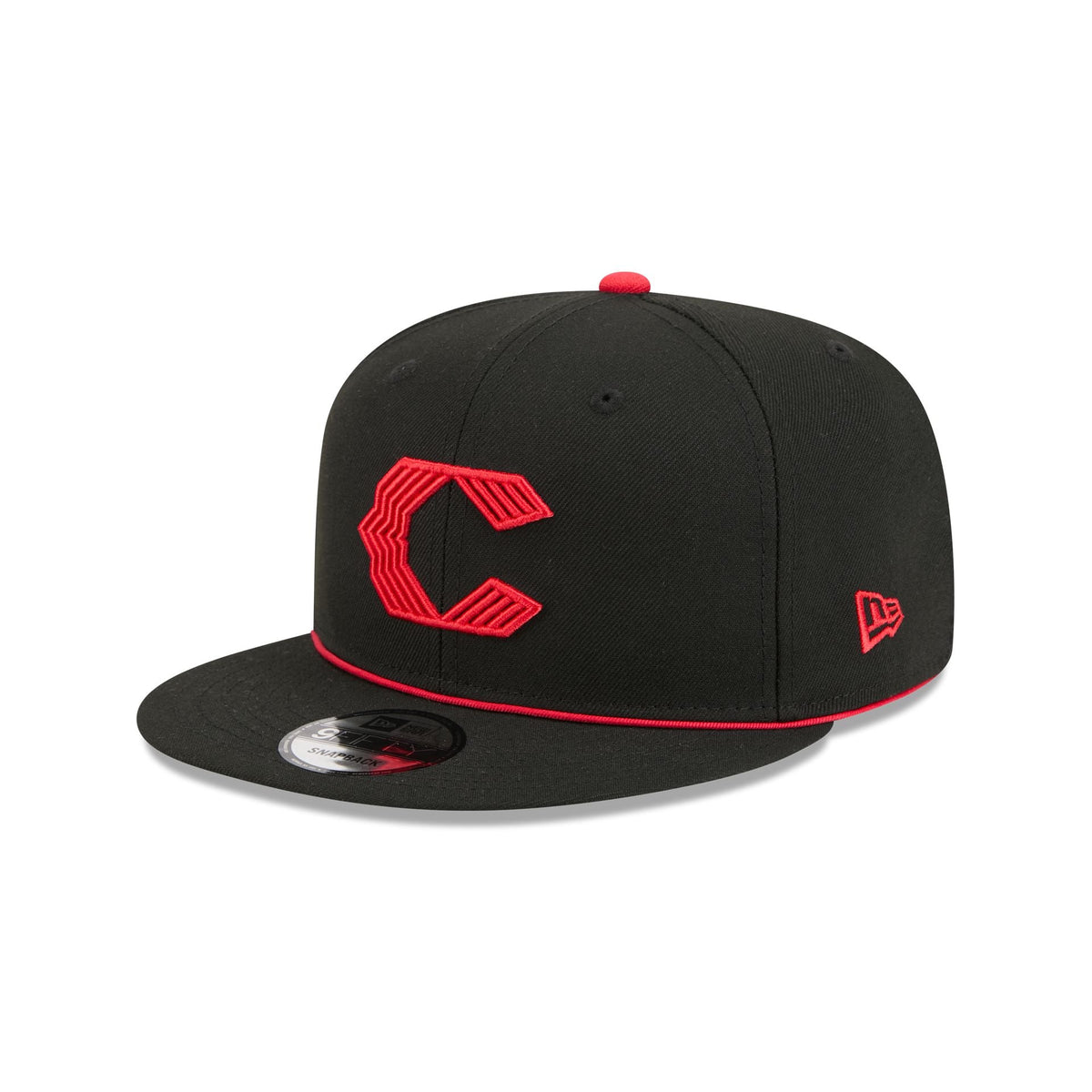 Cincinnati Reds 2026 City Connect Kids Black 9FIFTY Snapback Hat