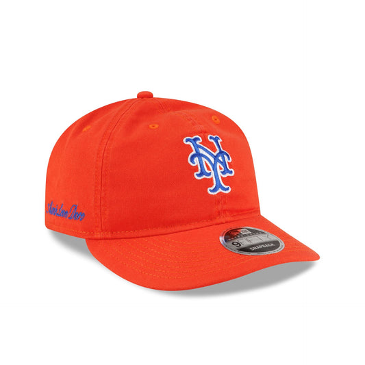 Aim¨¦ Leon Dore New York Mets Orange Retro Crown 9FIFTY Strapback Hat