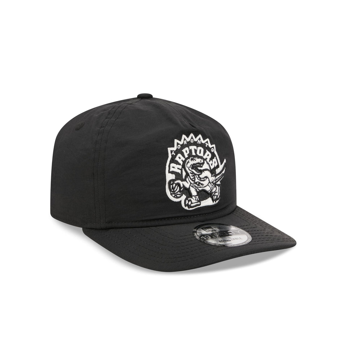Toronto Raptors Black Nylon 19TWENTY Adjustable Hat