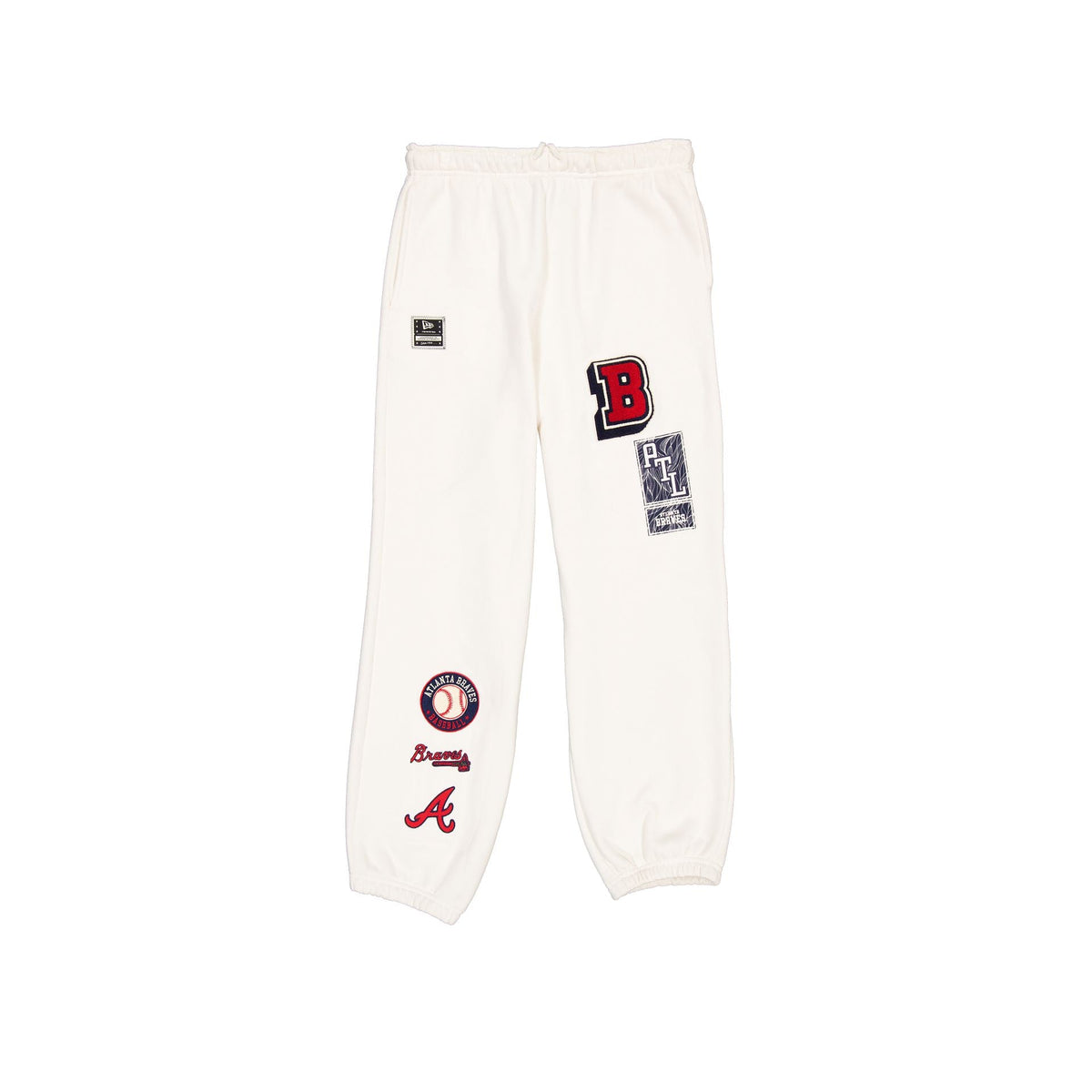Atlanta Braves Women's Chrome White Varsity Sweatpants
