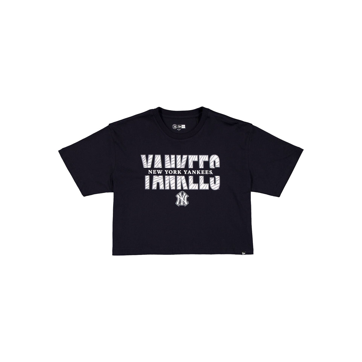 New York Yankees Women's Cropped Split T-Shirt