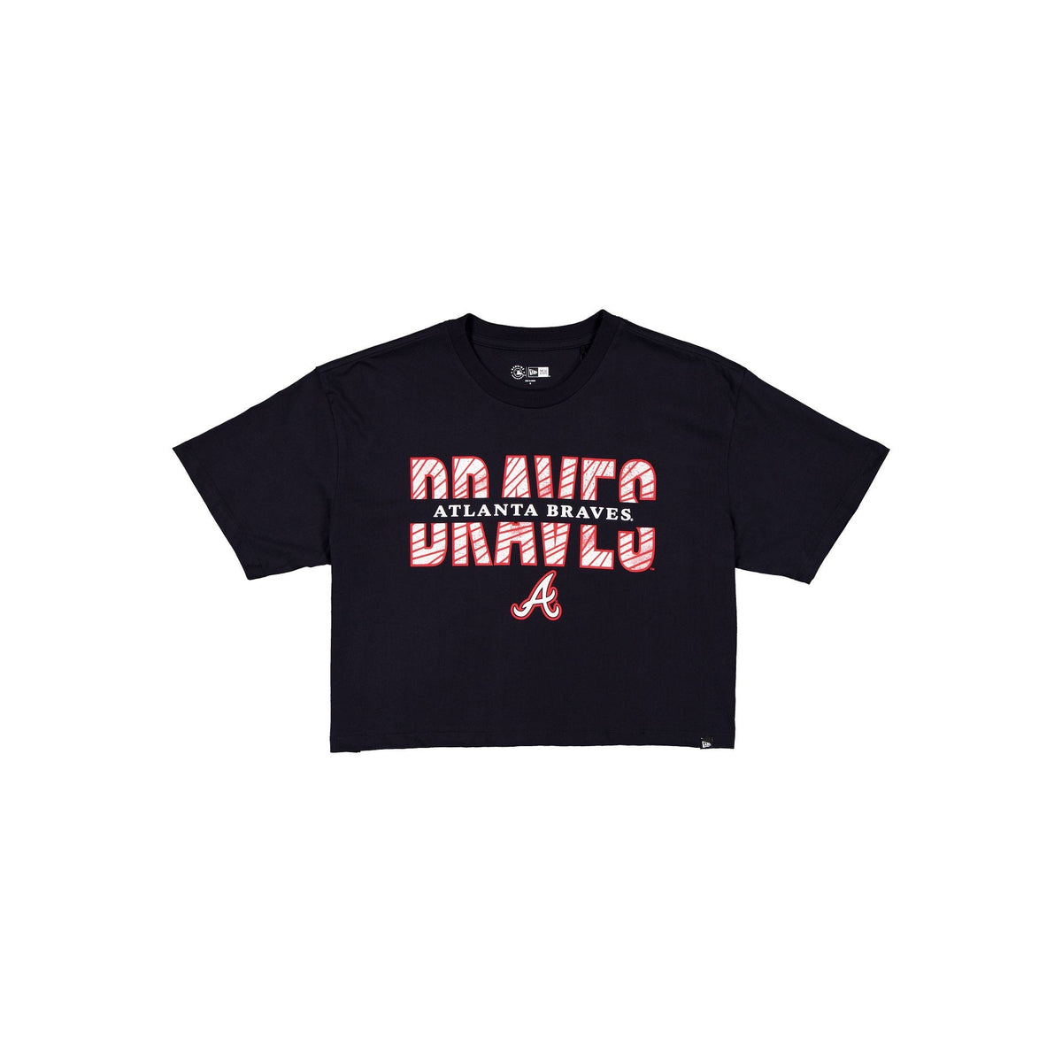Atlanta Braves Women's Cropped Split T-Shirt