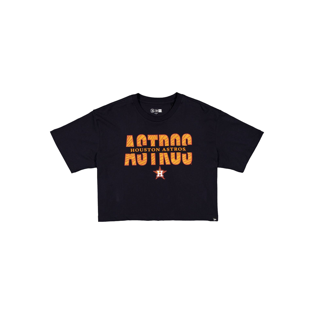 Houston Astros Women's Cropped Split T-Shirt