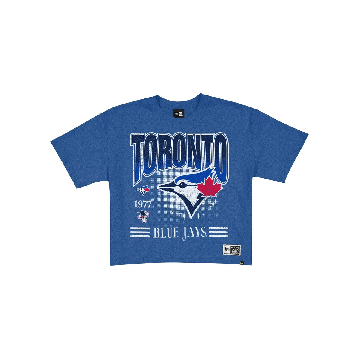 Toronto Blue Jays Women's Throwback Cropped Graphic T-Shirt