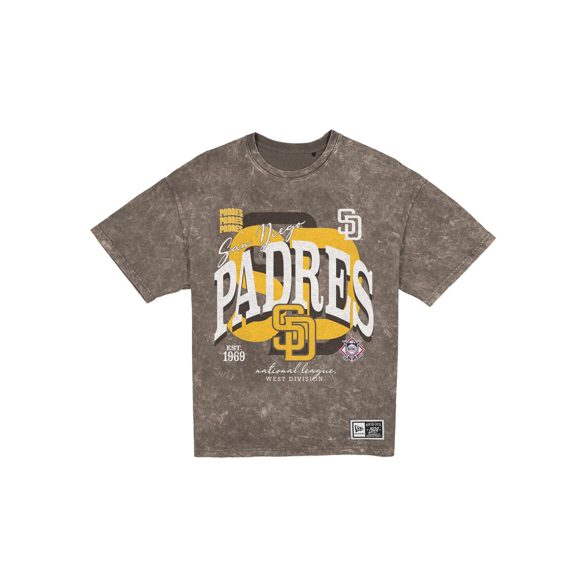 San Diego Padres Women's Throwback Oversized Washed T-Shirt