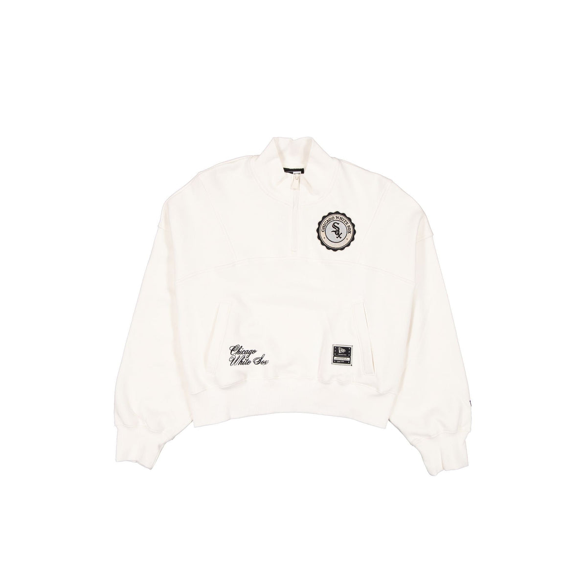 Chicago White Sox Women's Chrome White Quarter Zip