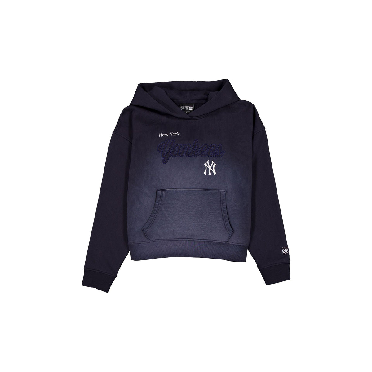 New York Yankees Women's Washed Cropped Hoodie