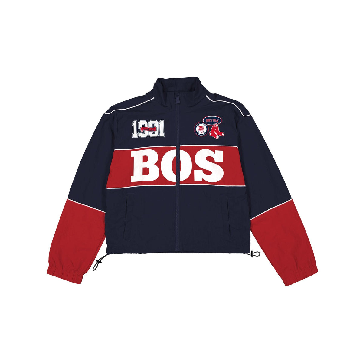 Boston Red Sox Women's Cropped Windbreaker