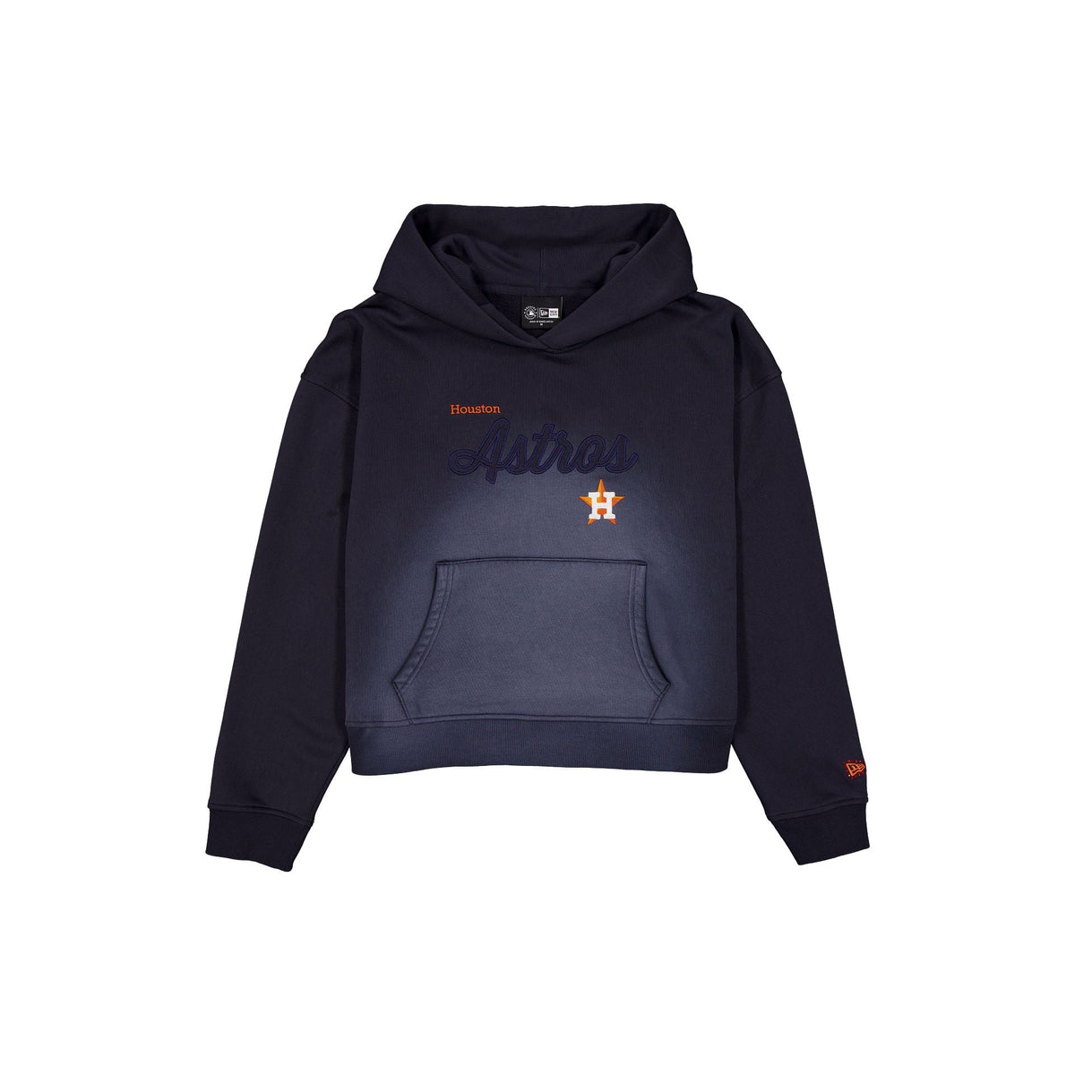 Houston Astros Women's Washed Cropped Hoodie