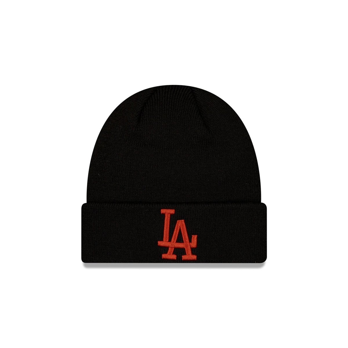 Los Angeles Dodgers League Essential Orange Logo Beanie Hat