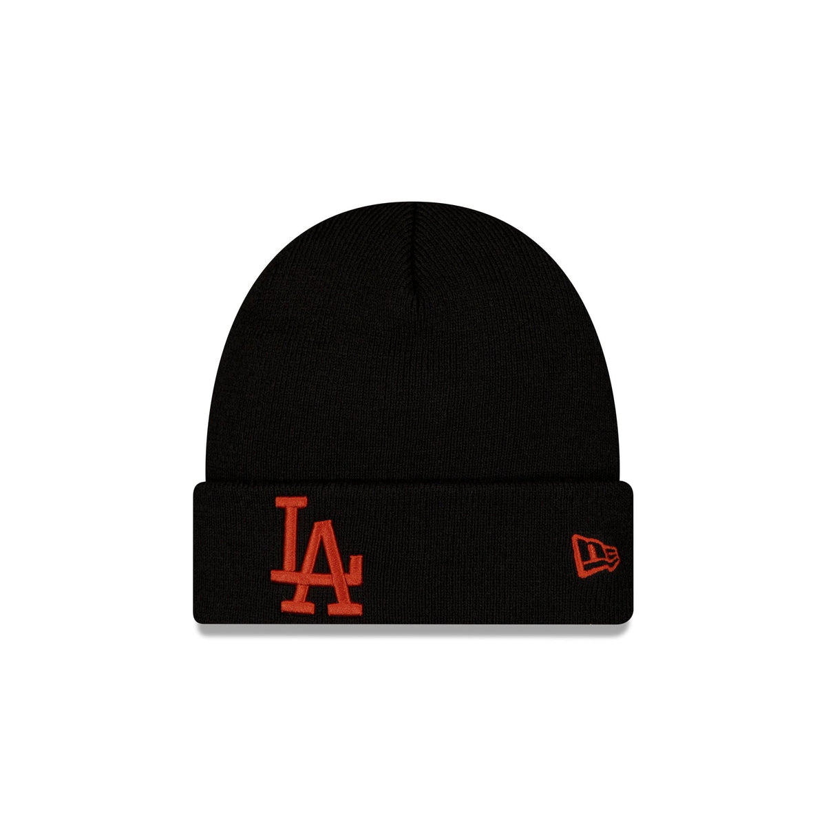 Los Angeles Dodgers League Essential Orange Logo Beanie Hat