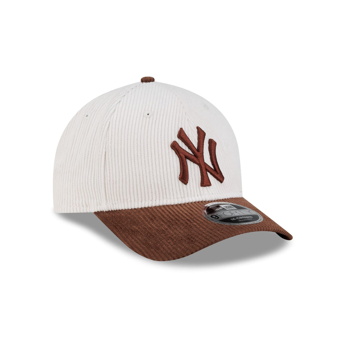 New York Yankees Stone Brown Corduroy 9FORTY M-Crown Adjustable Hat