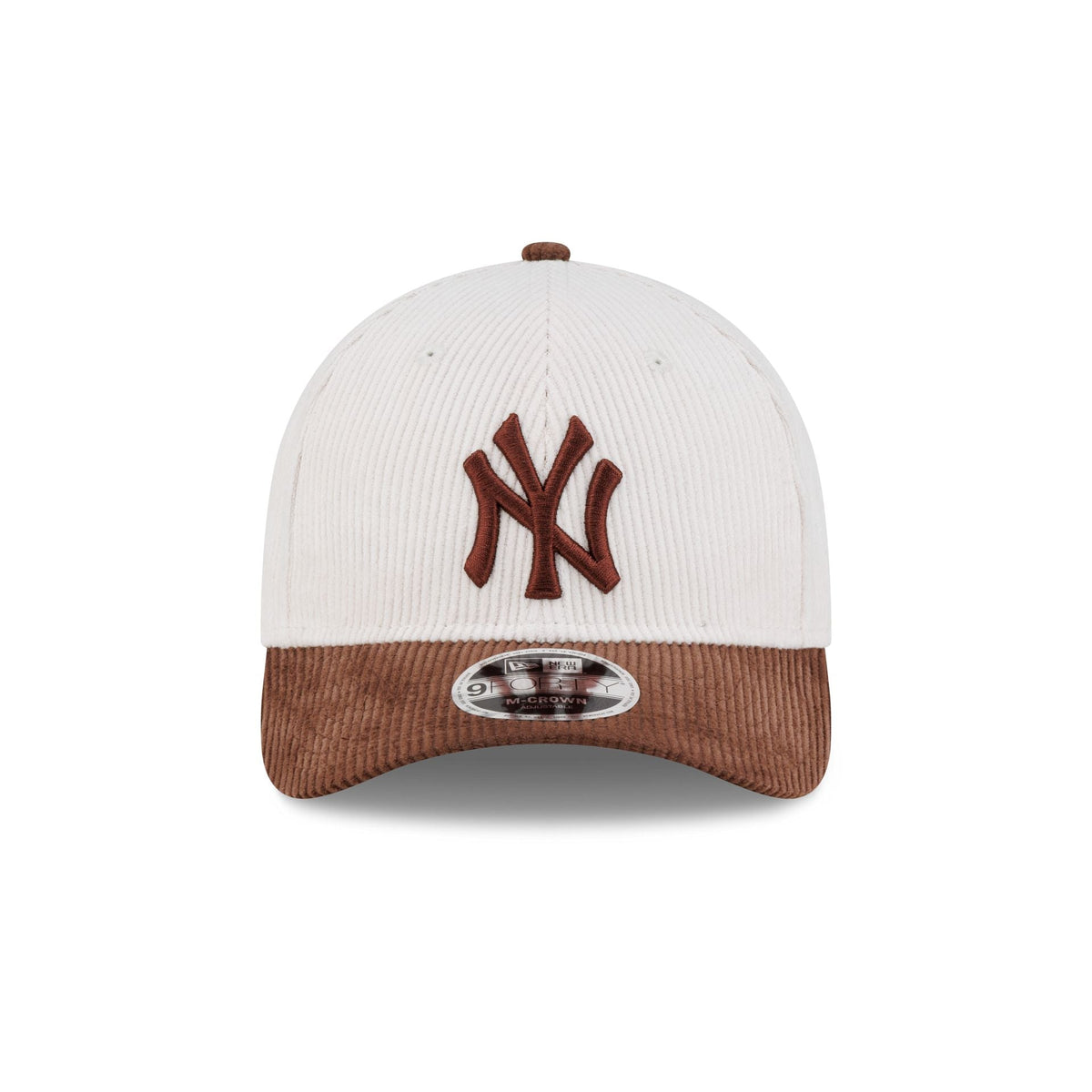 New York Yankees Stone Brown Corduroy 9FORTY M-Crown Adjustable Hat