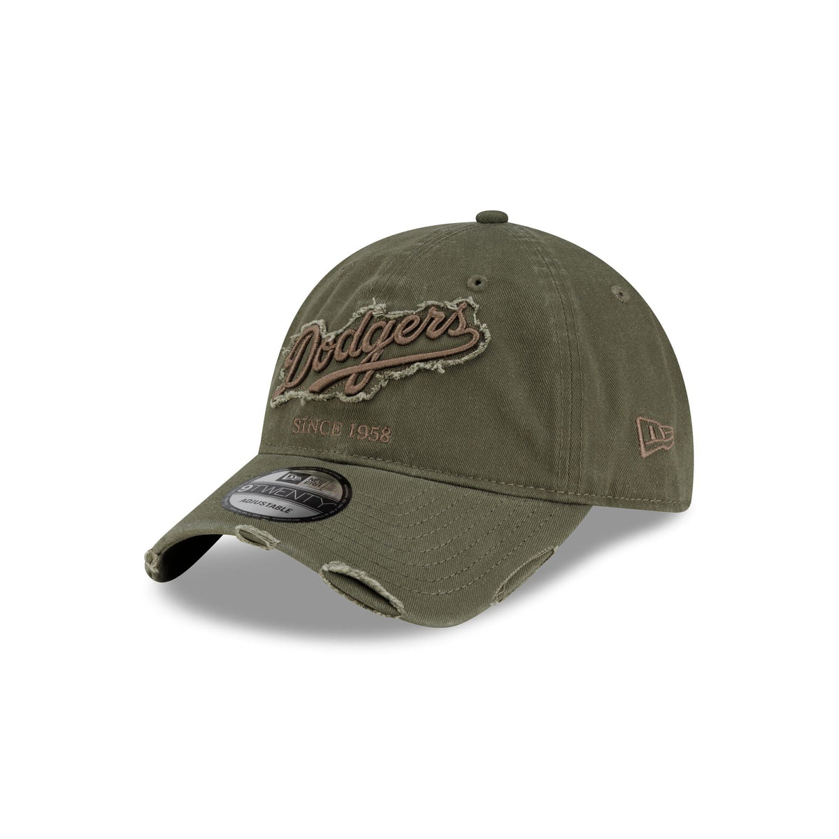 Los Angeles Dodgers Distressed Wordmark 9TWENTY Adjustable Hat