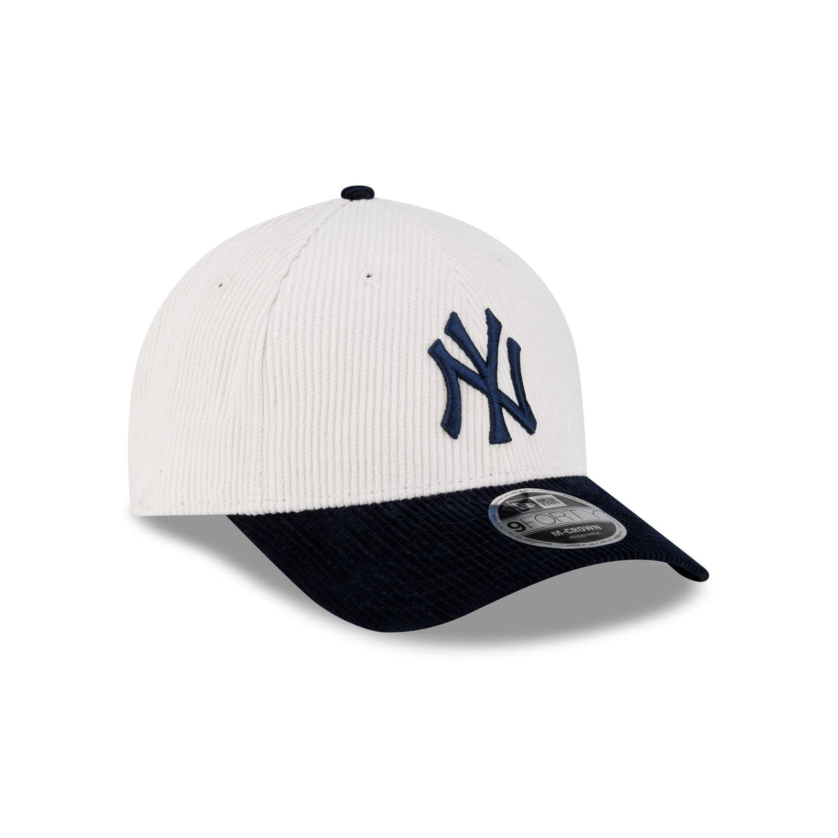 New York Yankees Stone Navy Corduroy 9FORTY M-Crown Adjustable Hat