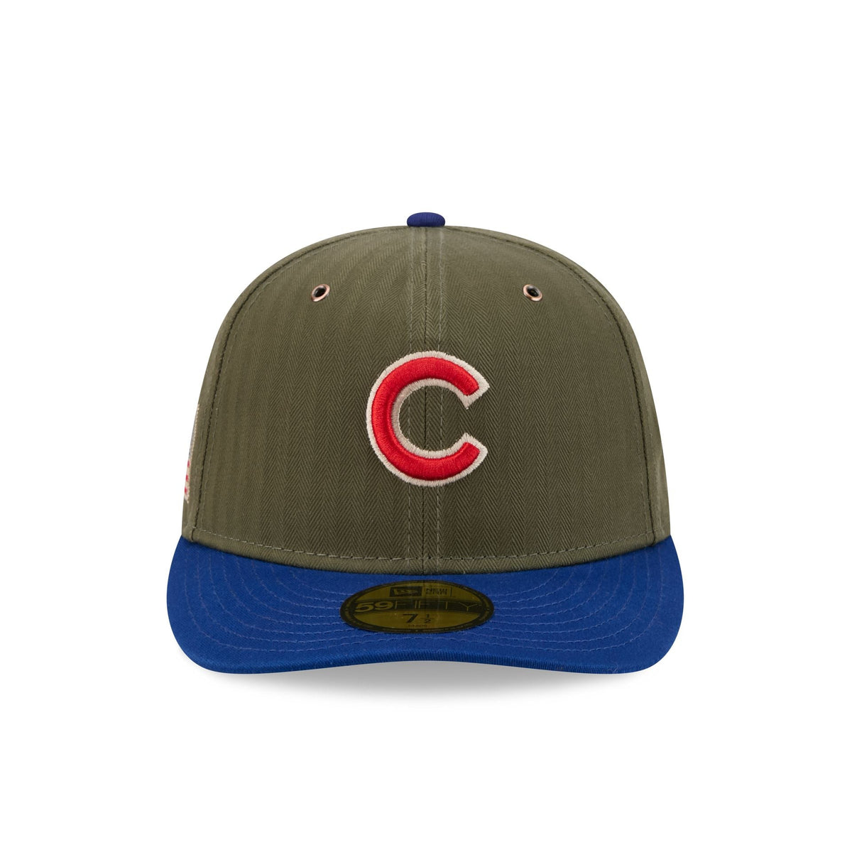 Chicago Cubs Three Looms American Herringbone 59FIFTY Fitted Hat