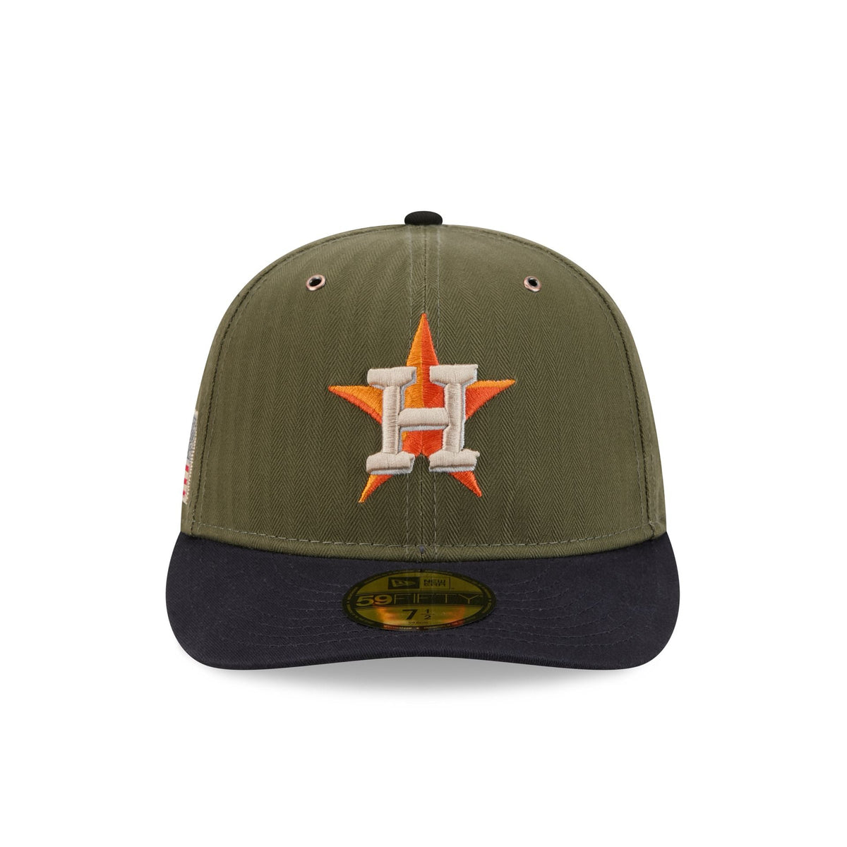 Houston Astros Three Looms American Herringbone 59FIFTY Fitted Hat