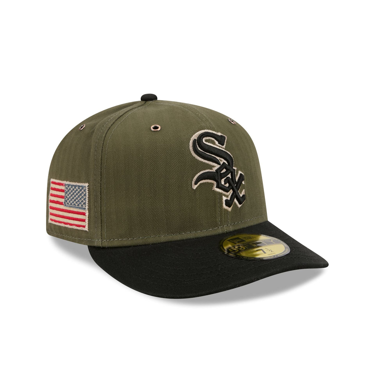 Chicago White Sox Three Looms American Herringbone 59FIFTY Fitted Hat