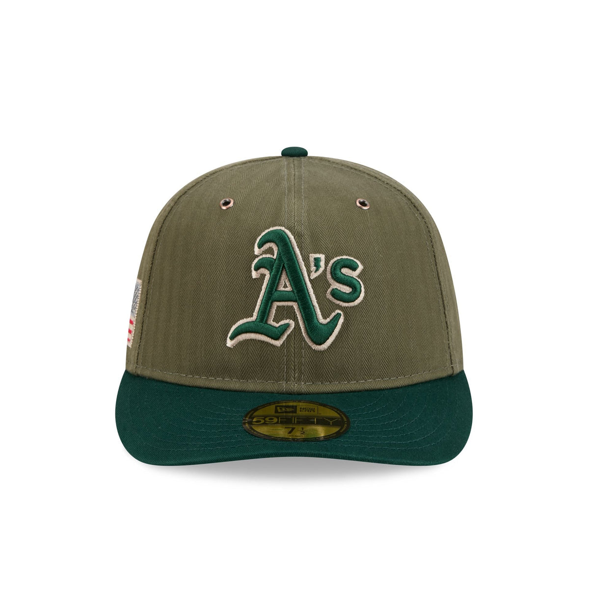 Athletics Three Looms American Herringbone 59FIFTY Fitted Hat