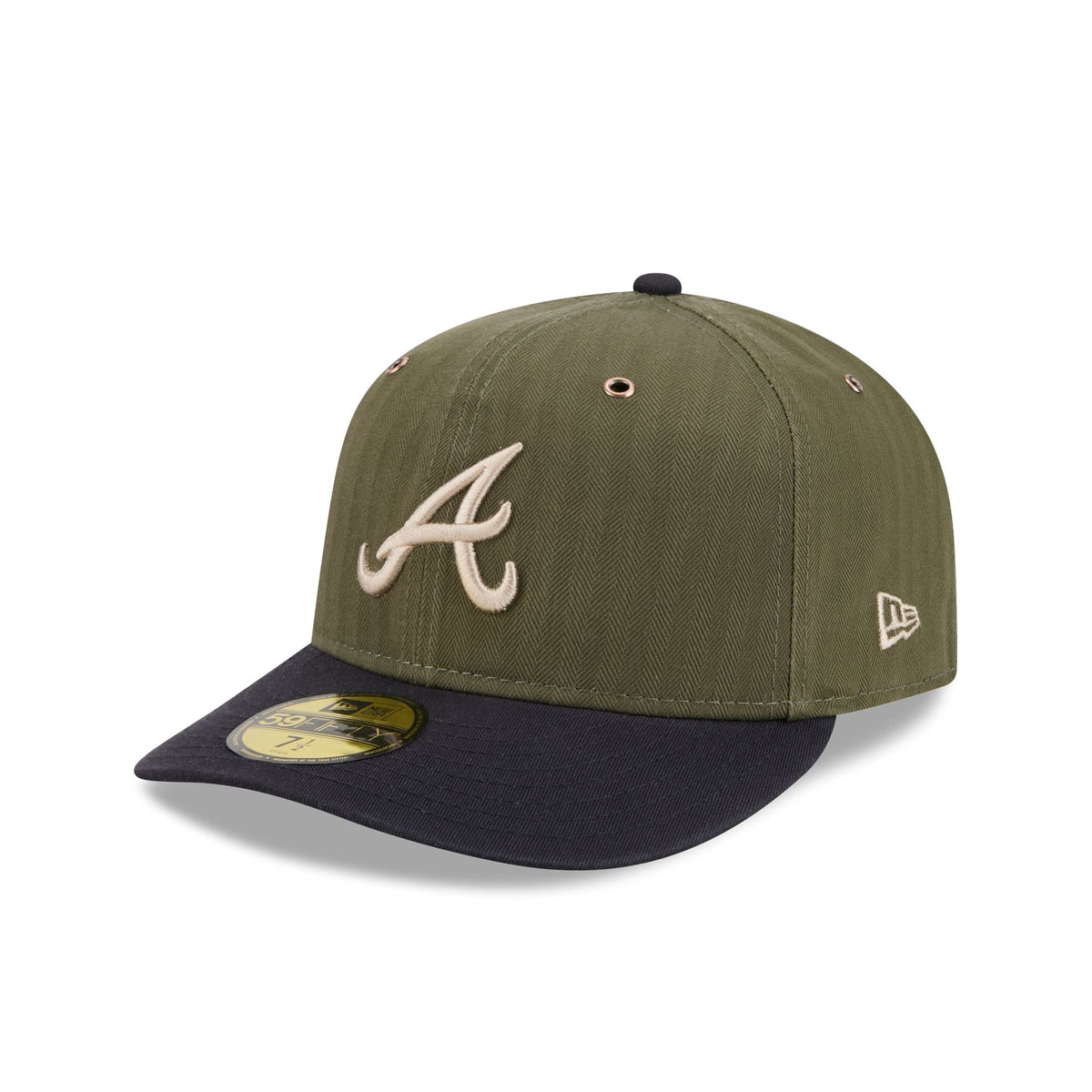 Atlanta Braves Three Looms American Herringbone 59FIFTY Fitted Hat