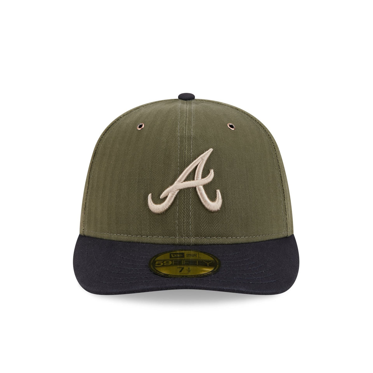 Atlanta Braves Three Looms American Herringbone 59FIFTY Fitted Hat