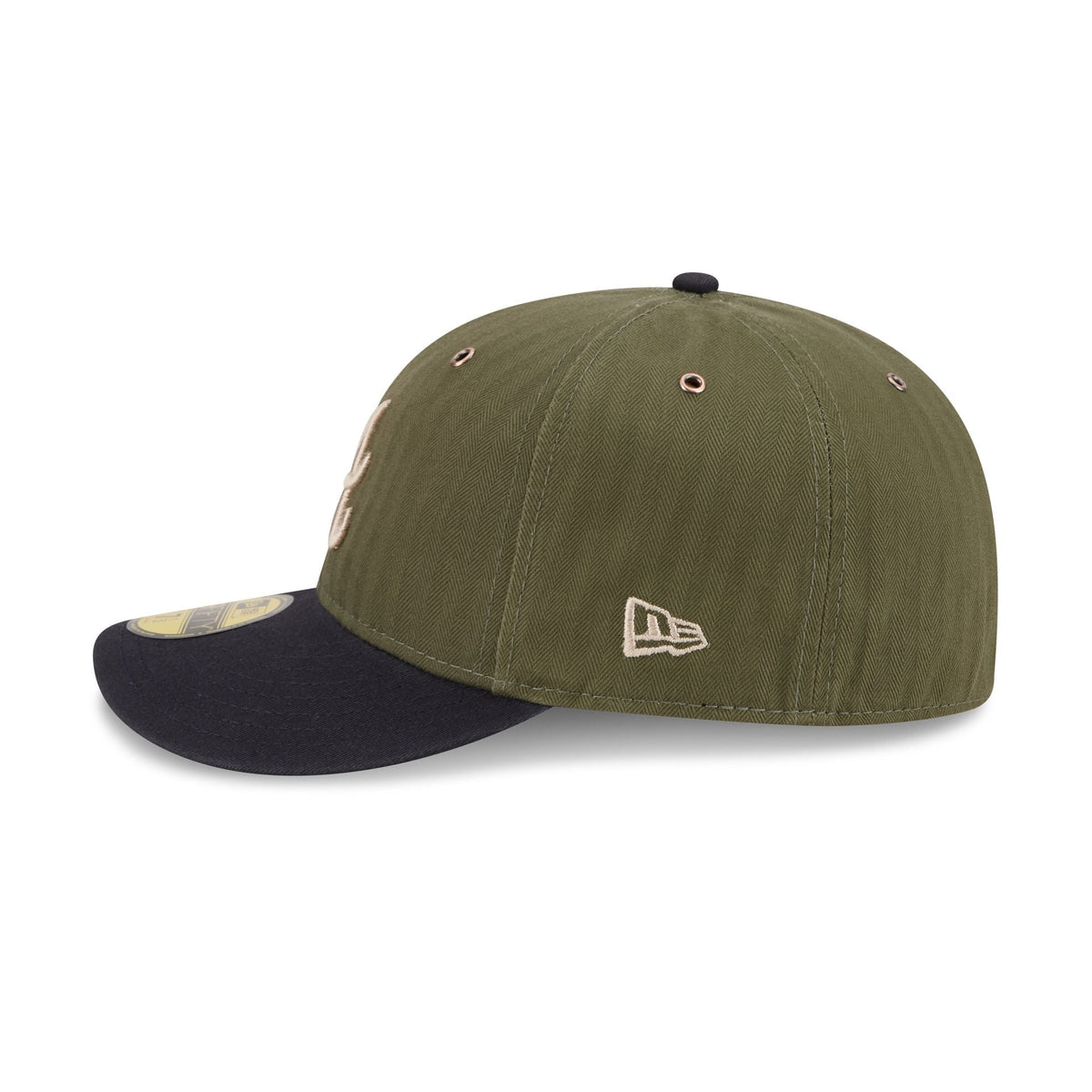 Atlanta Braves Three Looms American Herringbone 59FIFTY Fitted Hat