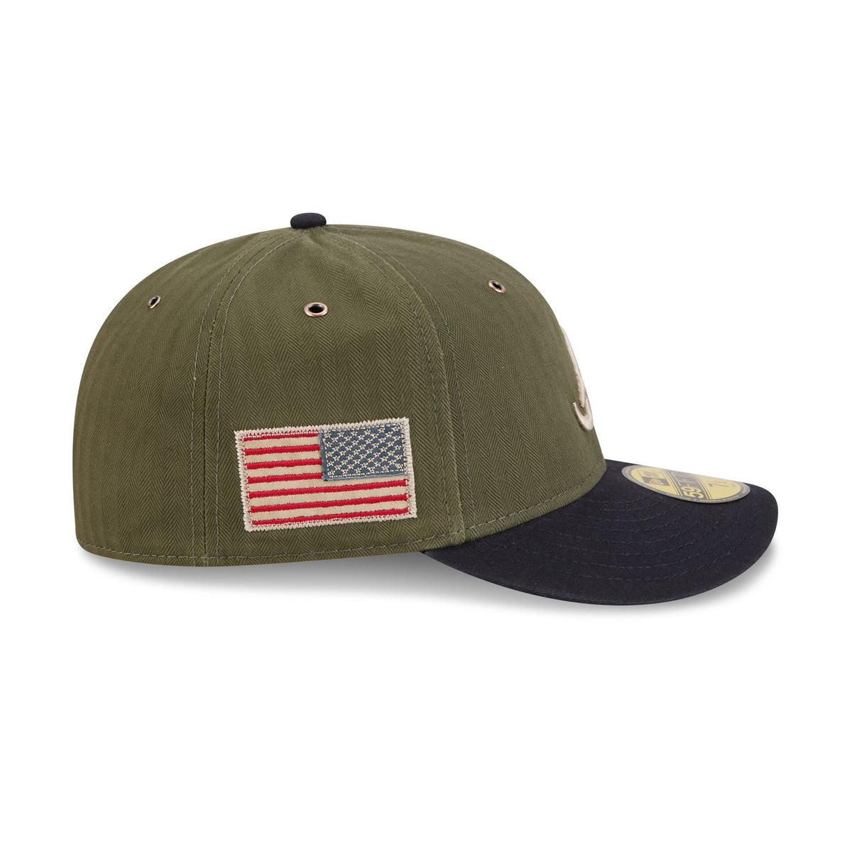 Atlanta Braves Three Looms American Herringbone 59FIFTY Fitted Hat