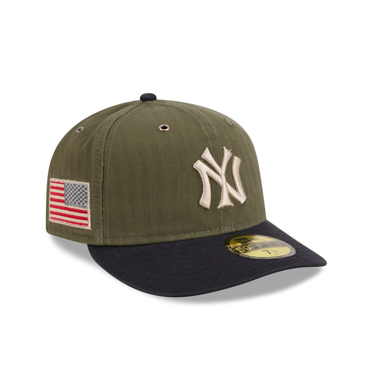 New York Yankees Three Looms American Herringbone 59FIFTY Fitted Hat
