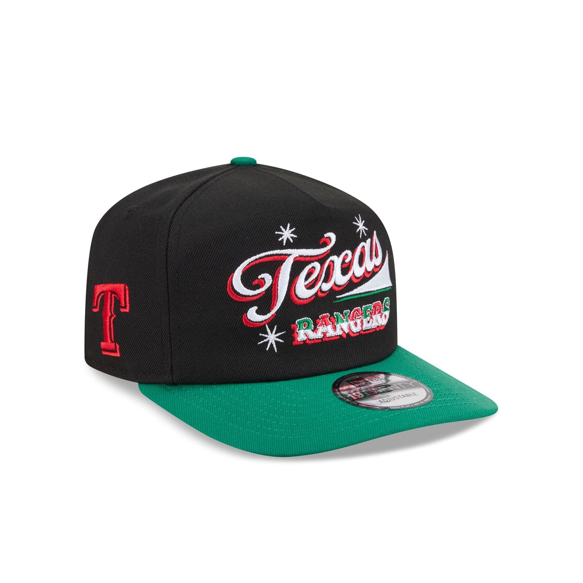 Texas Rangers Cinco de Mayo Black 19TWENTY Adjustable Hat
