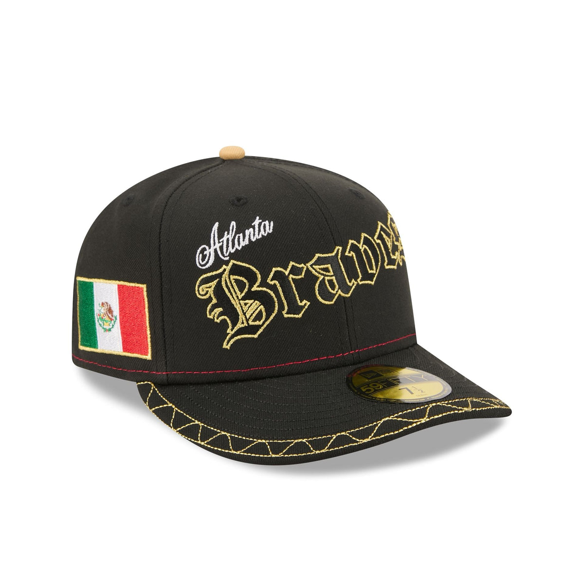 Atlanta Braves Cinco de Mayo Black 59FIFTY Fitted Hat
