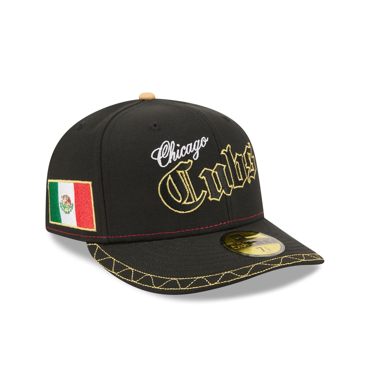 Chicago Cubs Cinco de Mayo Black 59FIFTY Fitted Hat