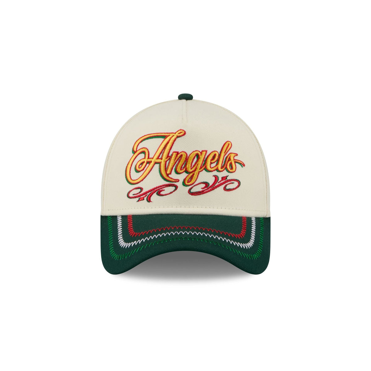 Los Angeles Angels Cinco de Mayo Chrome White 9FORTY A-Frame Snapback Hat