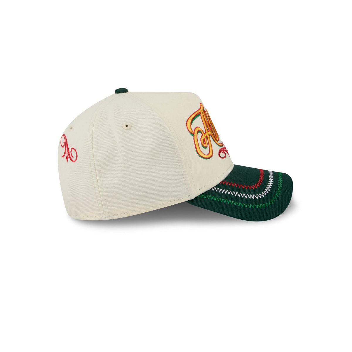 Athletics Cinco de Mayo Chrome White 9FORTY A-Frame Snapback Hat